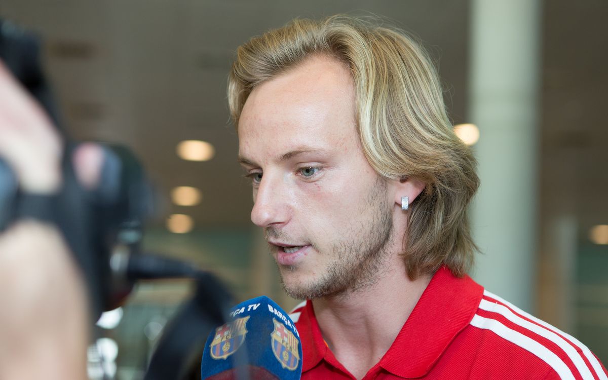 Así han sido las primeras horas de Rakitic en Barcelona