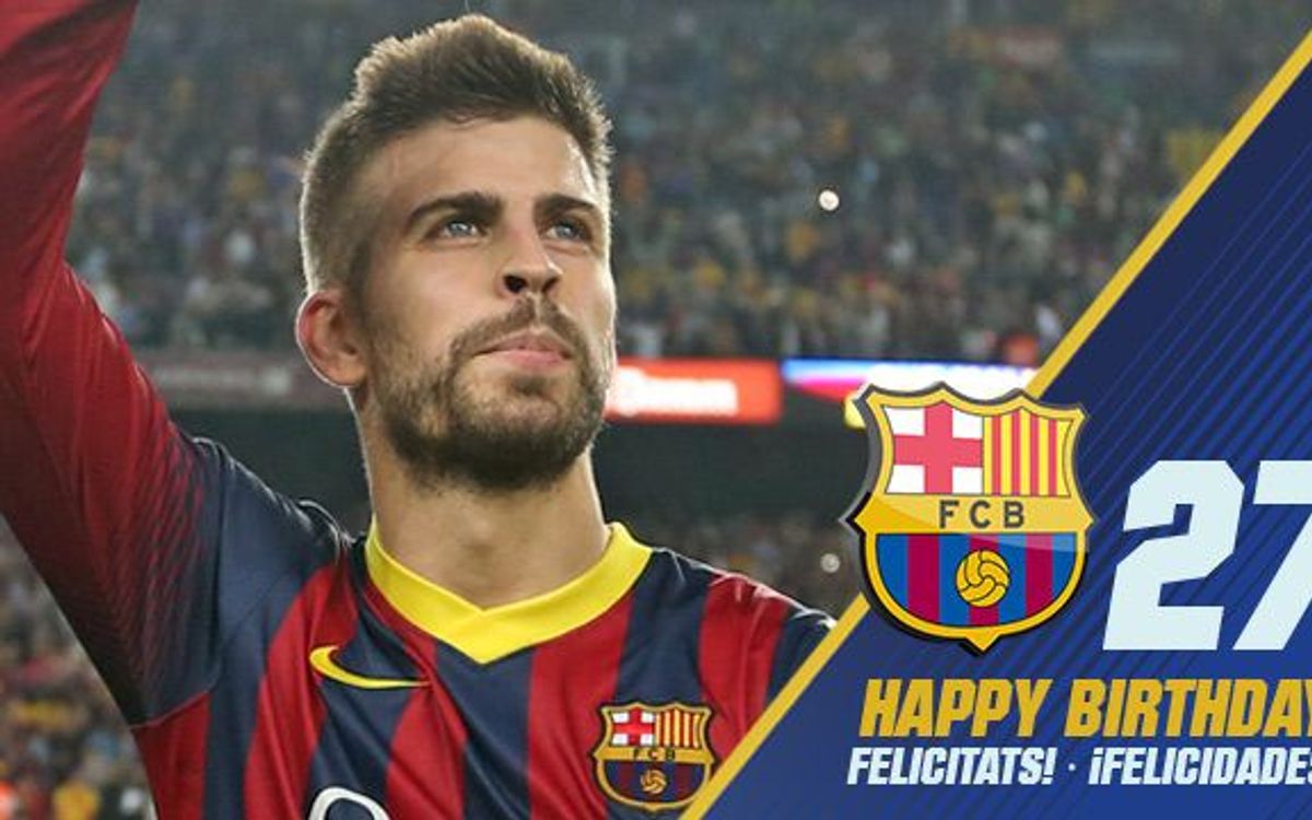 Feliços 27, Piqué!
