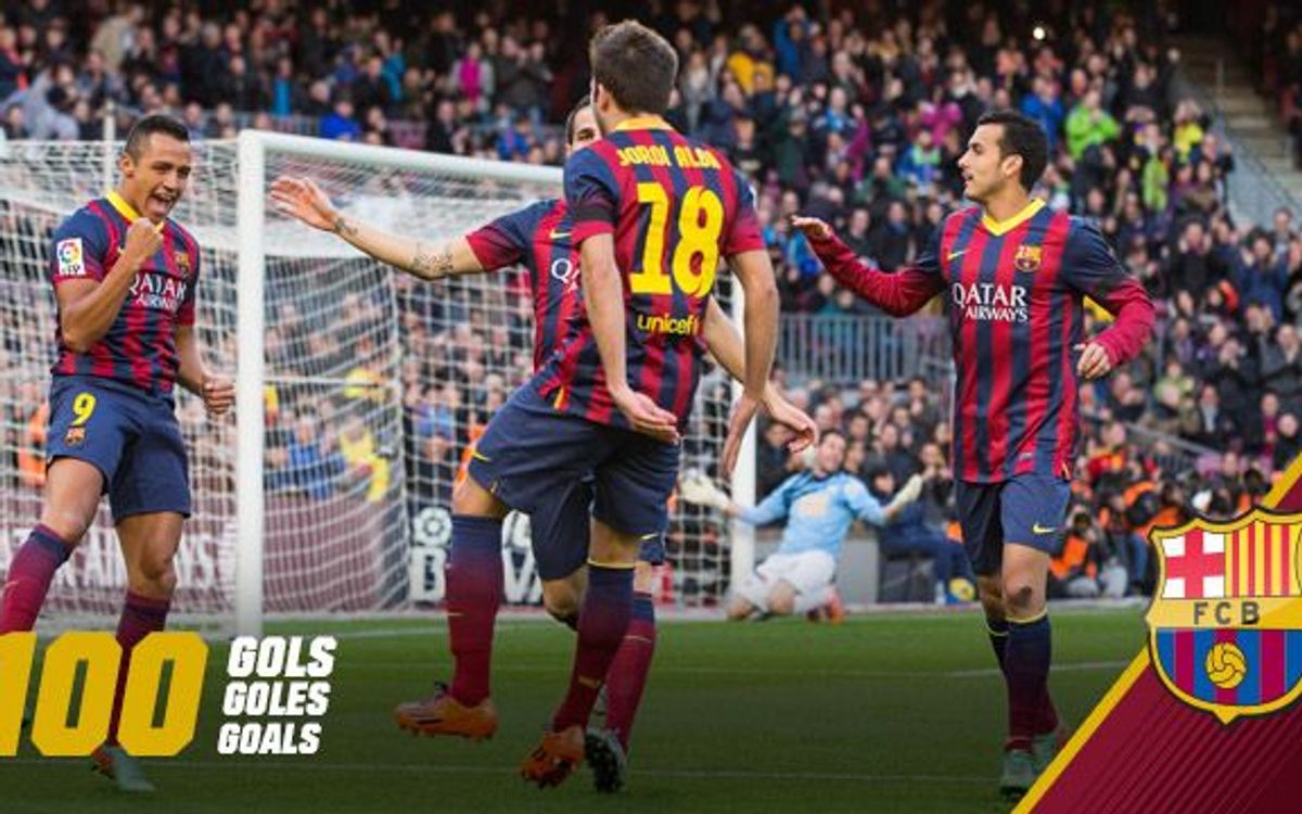 El FC Barcelona arriba als 100 gols aquesta temporada