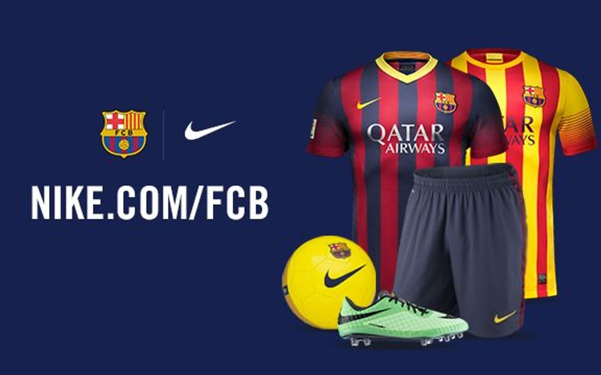 La Botiga Oficial del FC Barcelona en línia, ara a Nike.com