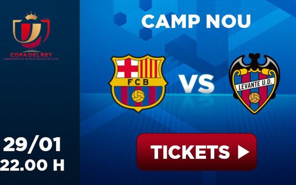 FC Barcelona – Llevant, entrades a partir de 9 euros