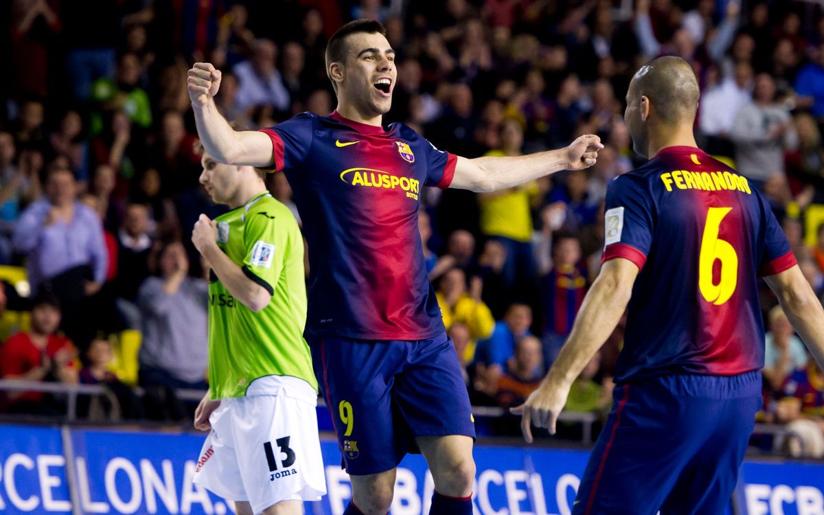 FCB Alusport - Inter Movistar: Fantastic result ahead of the return leg in Madrid (5-0)