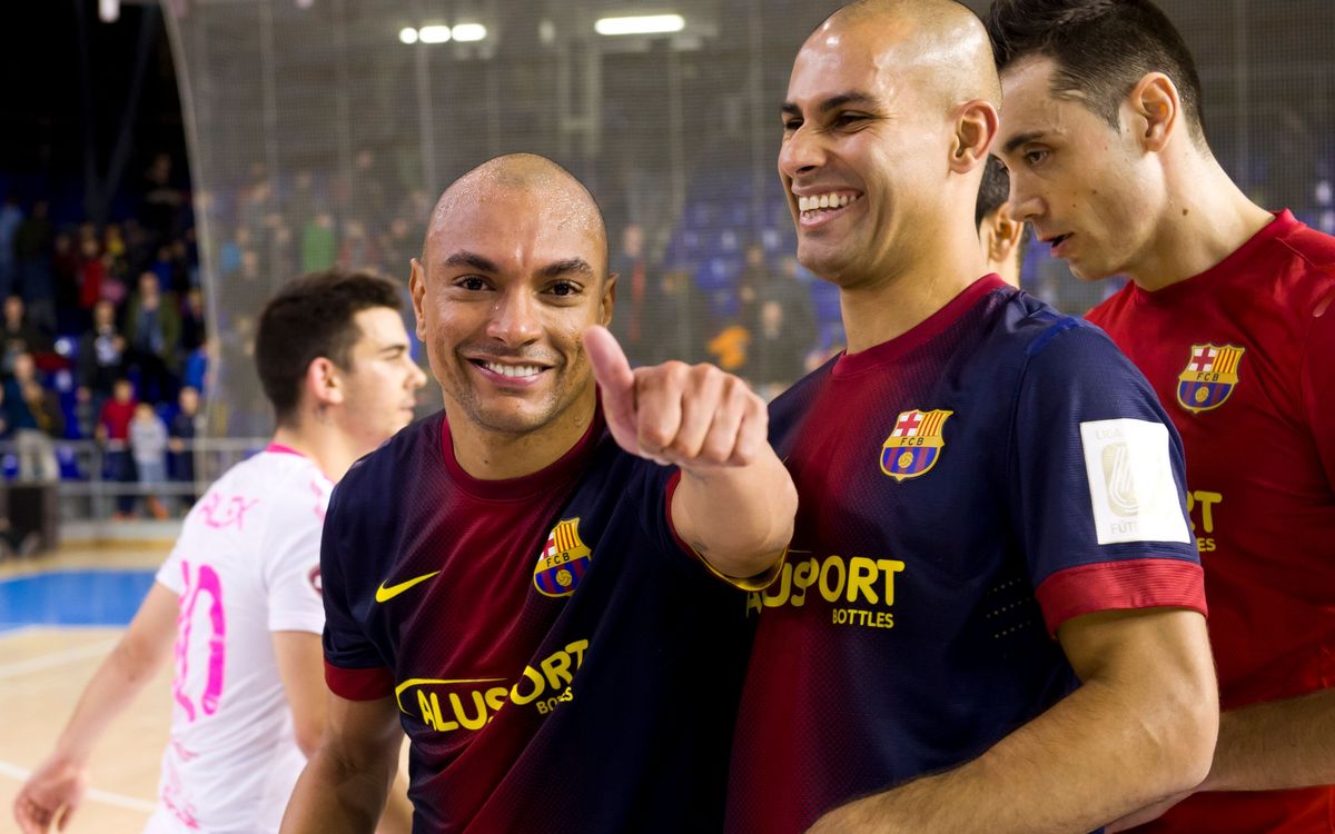 FCB Alusport v ElPozo: Nervy victory in the Palau (4-3)