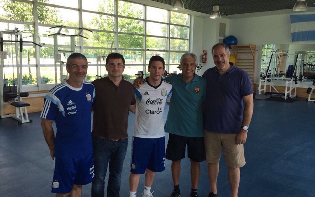 Leo Messi segueix amb la seva posada a punt