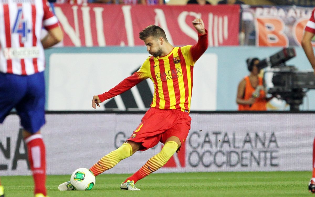 Gerard Piqué, 150 partits en Lliga amb el Barça