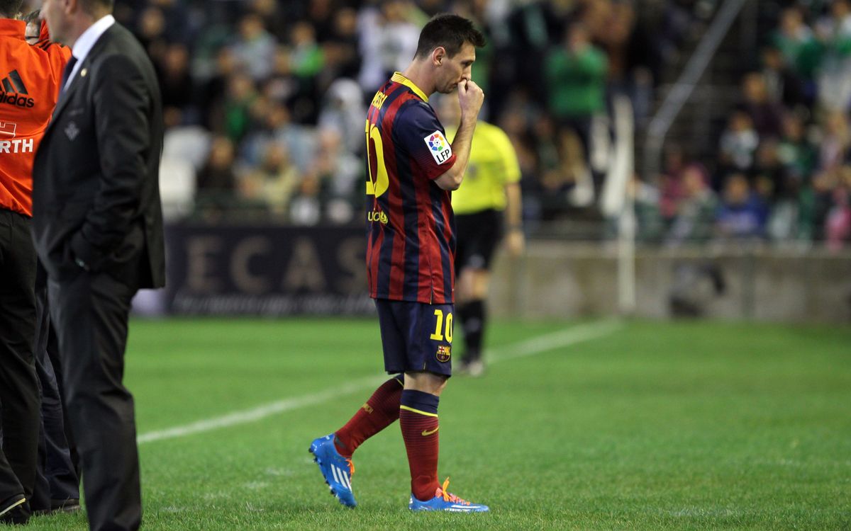 Messi, de 6 a 8 setmanes de baixa