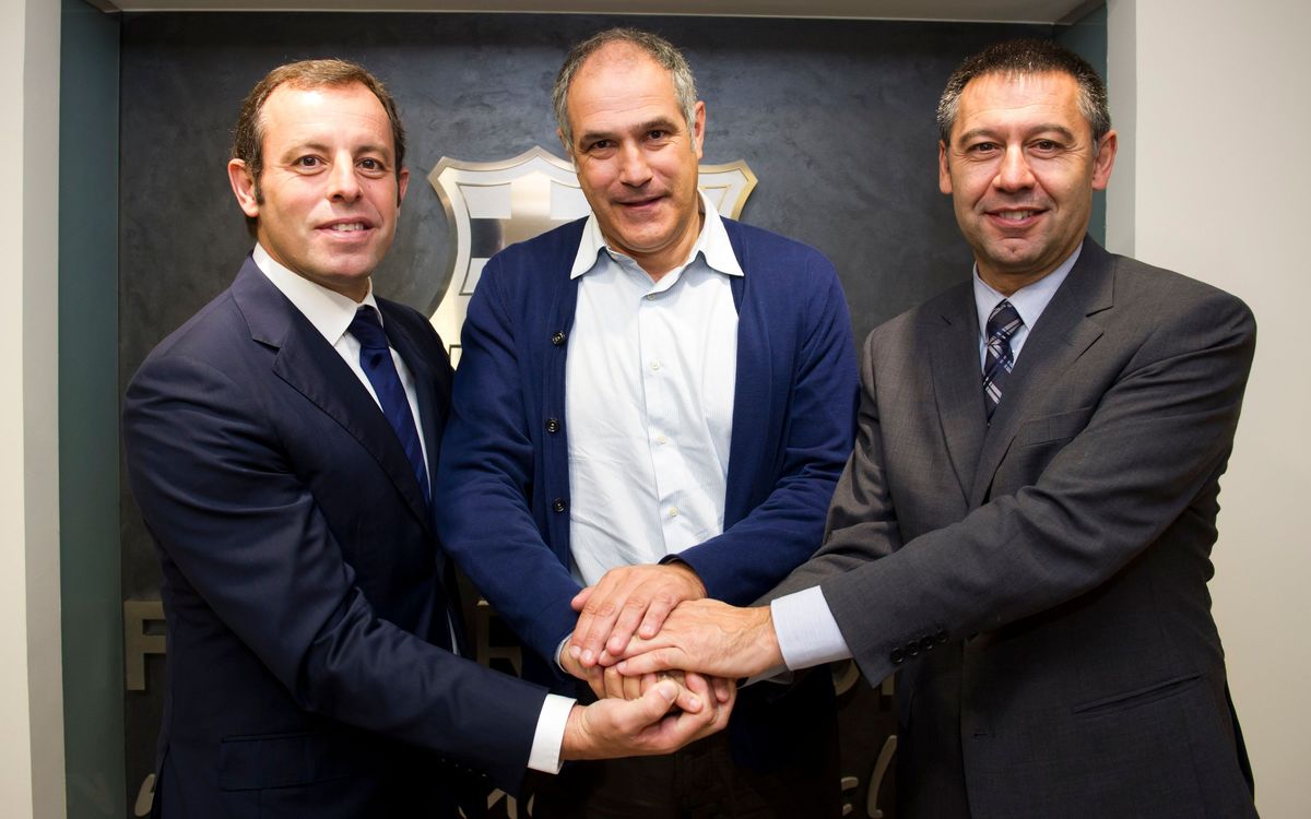 El FC Barcelona anuncia la renovació d’Andoni Zubizarreta fins al 2016