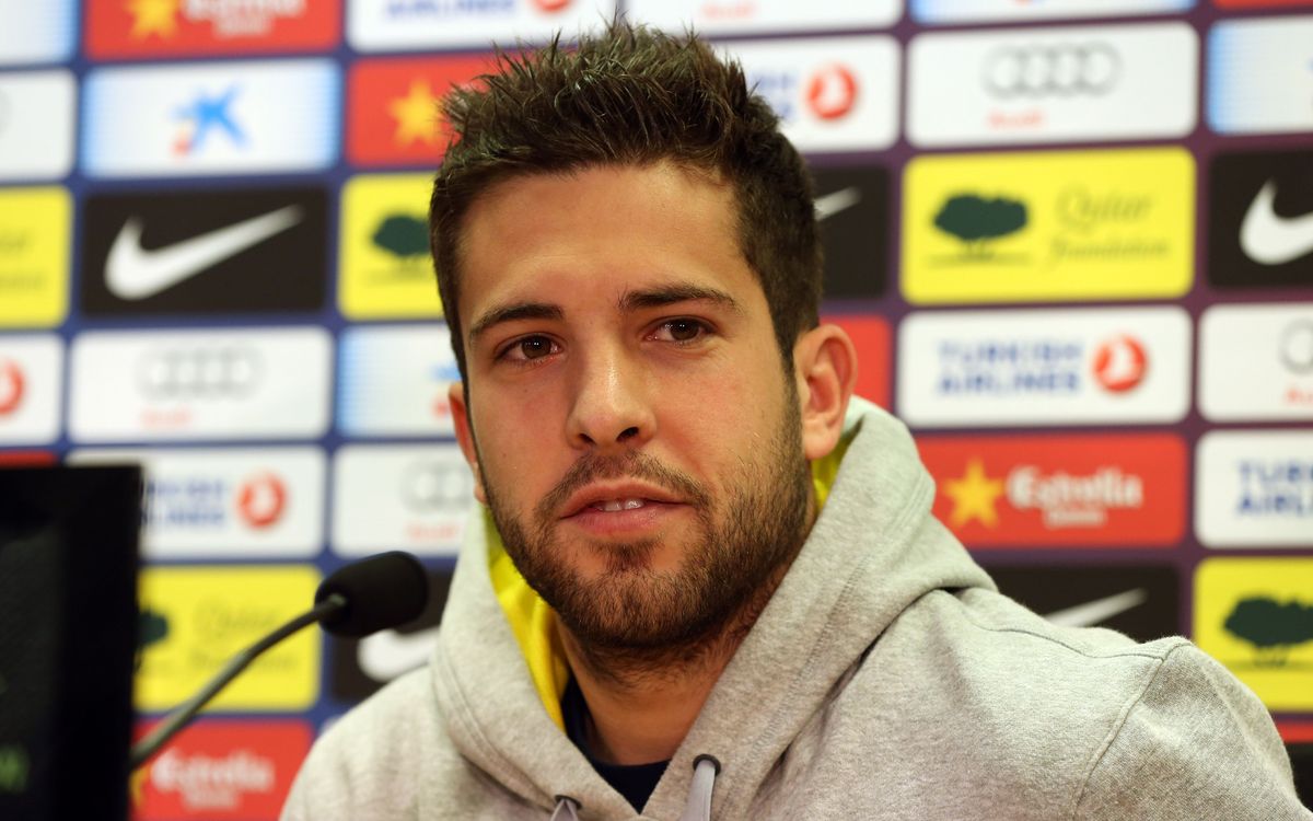 Jordi Alba: “Continuer avec la même intensité”