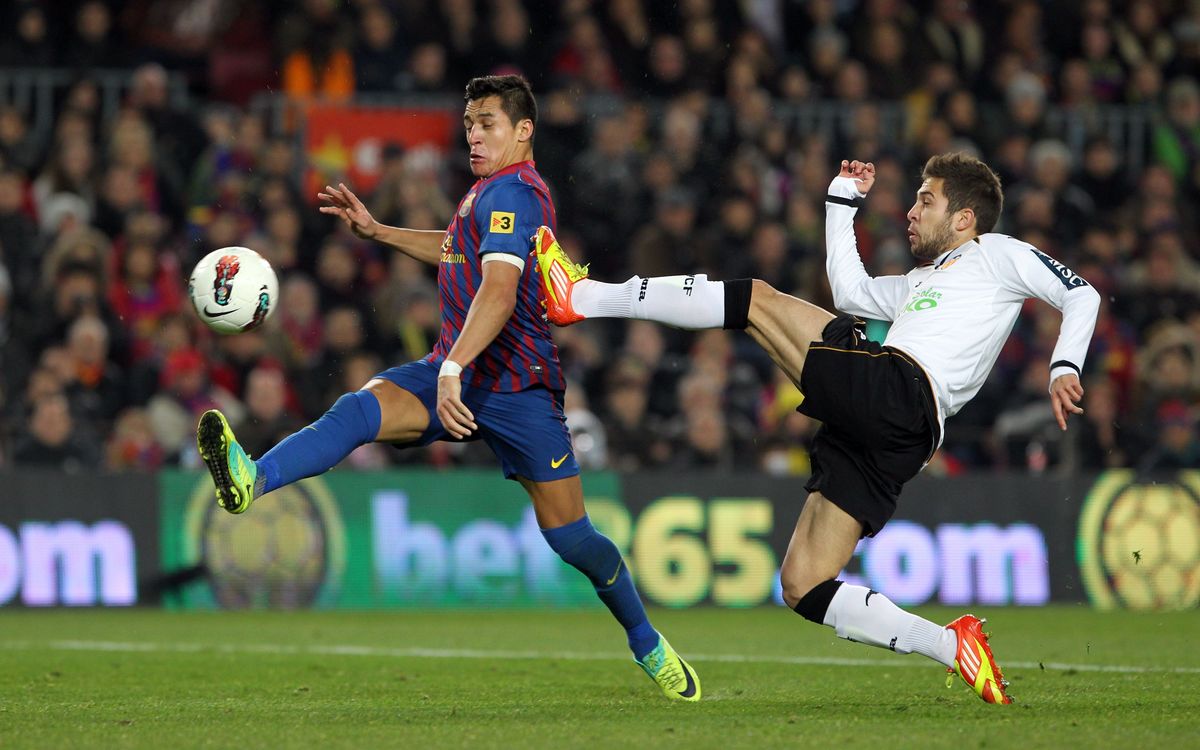 Jordi Alba retourne à Mestalla