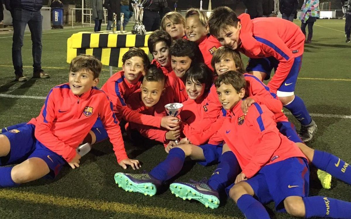 La FCBEscola Barcelona, campeona de dos categorías en el Torneig Solidari de La Marató de TV3