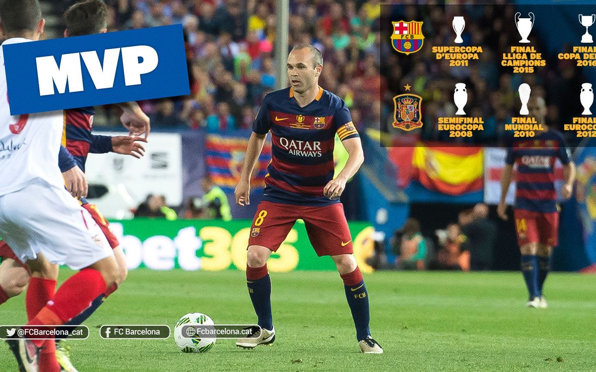 Andrés Iniesta, el rey de los MVP