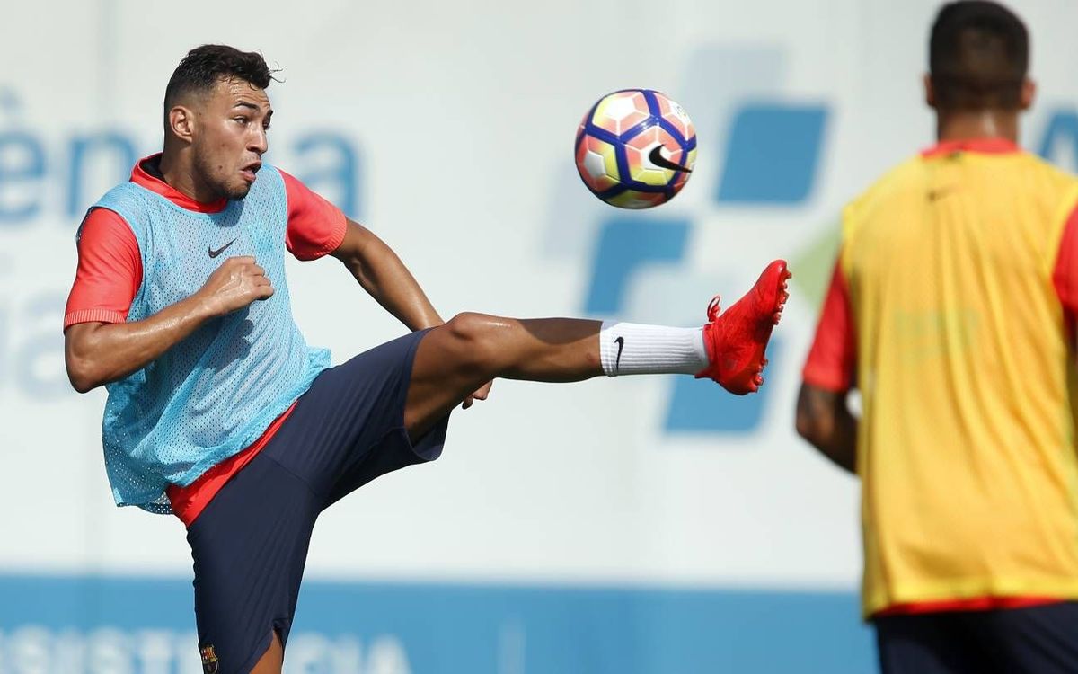 El primer equipo completa el tercer día de trabajo en la Ciutat Esportiva