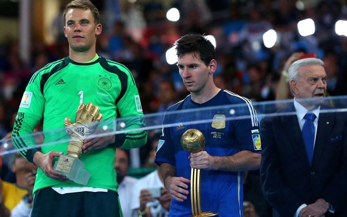 Leo Messi, Balón de Oro del Mundial 2014