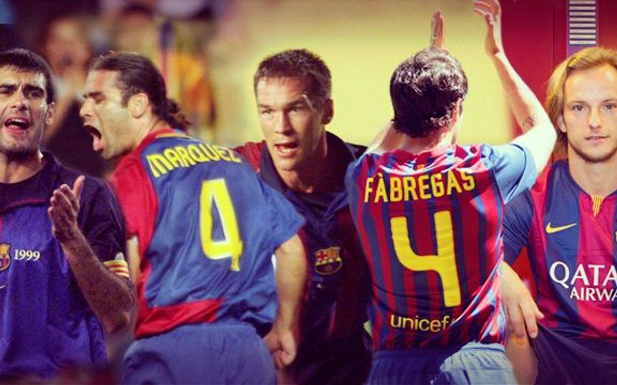 イバン・ラキティッチ、バルサの５番目の 背番号'4'