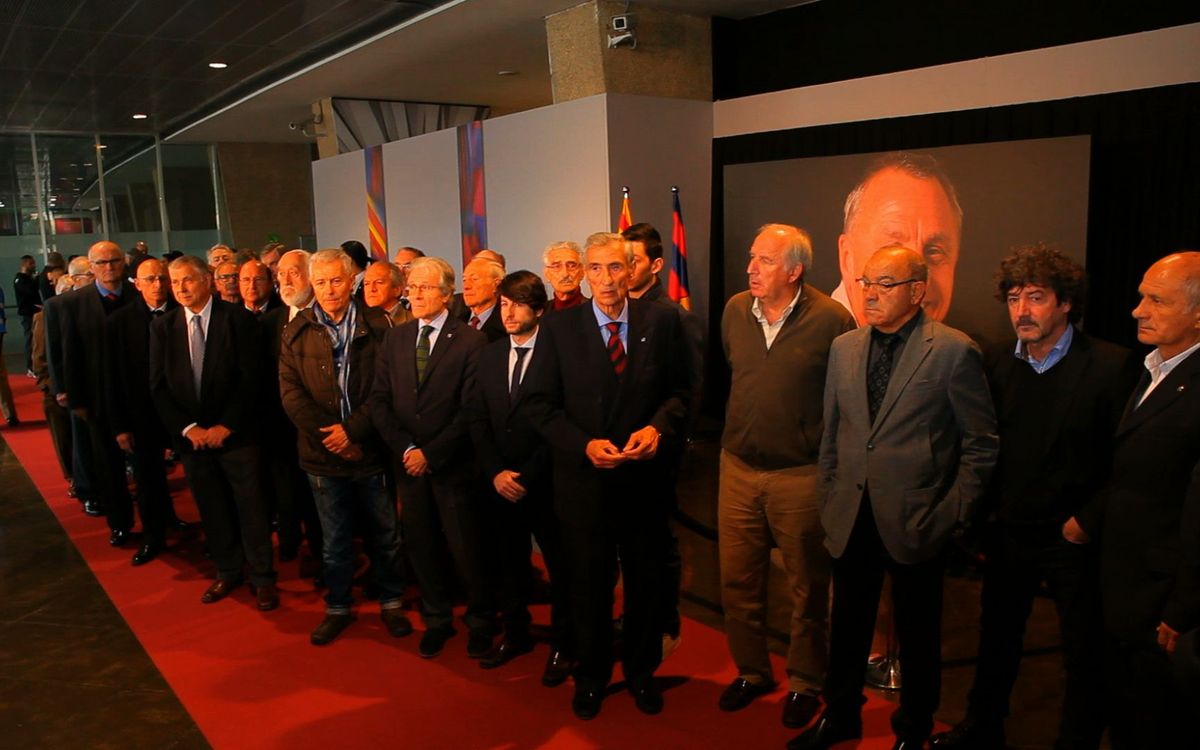 Visita de la Agrupación al Memorial Cruyff