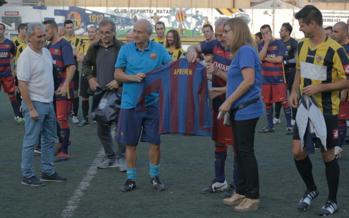 Empate con el Mataró en el partido benéfico de Aprenem