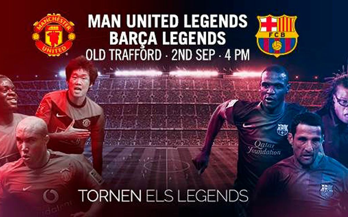 L'Agrupació acompanya els Barça Legends en la seva expedició a Manchester