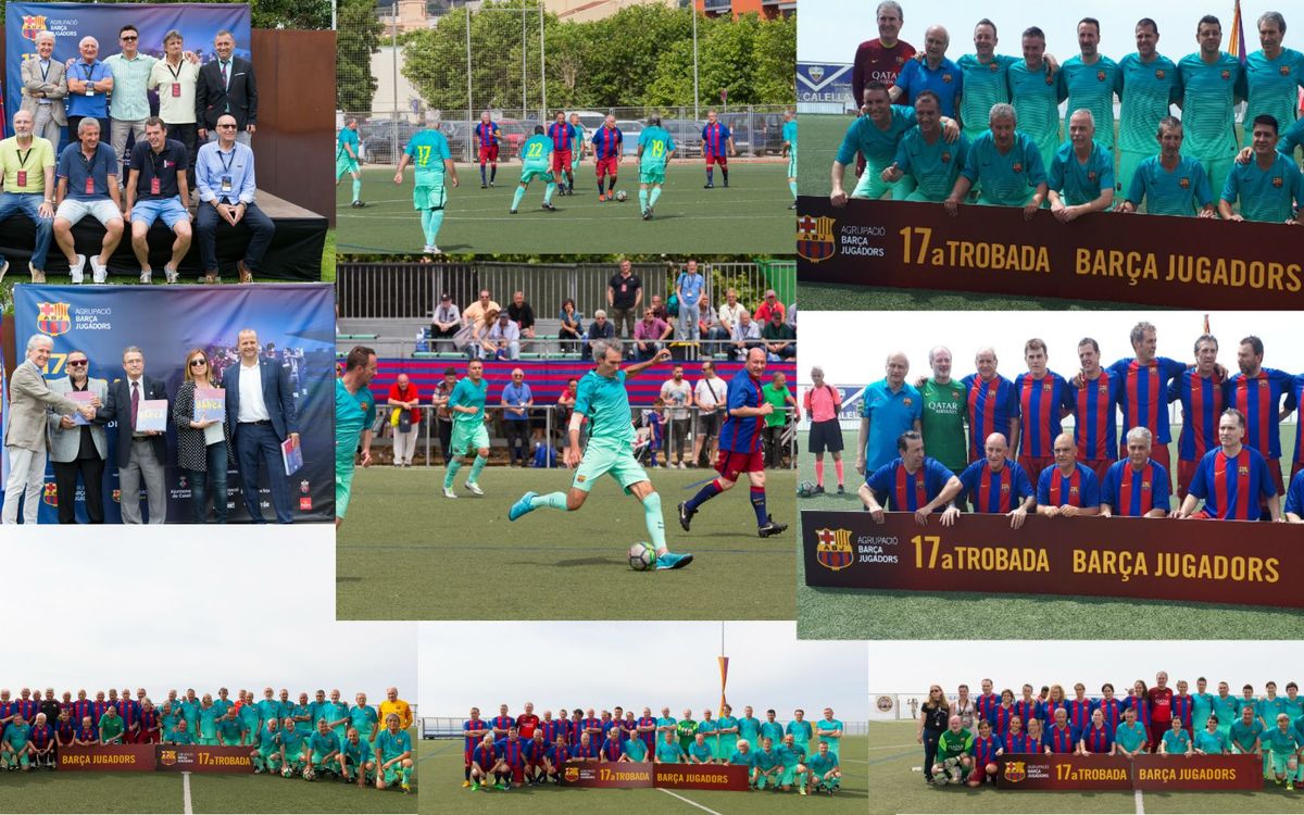 La 17a Trobada Barça Jugadors va reunir prop de 300 persones
