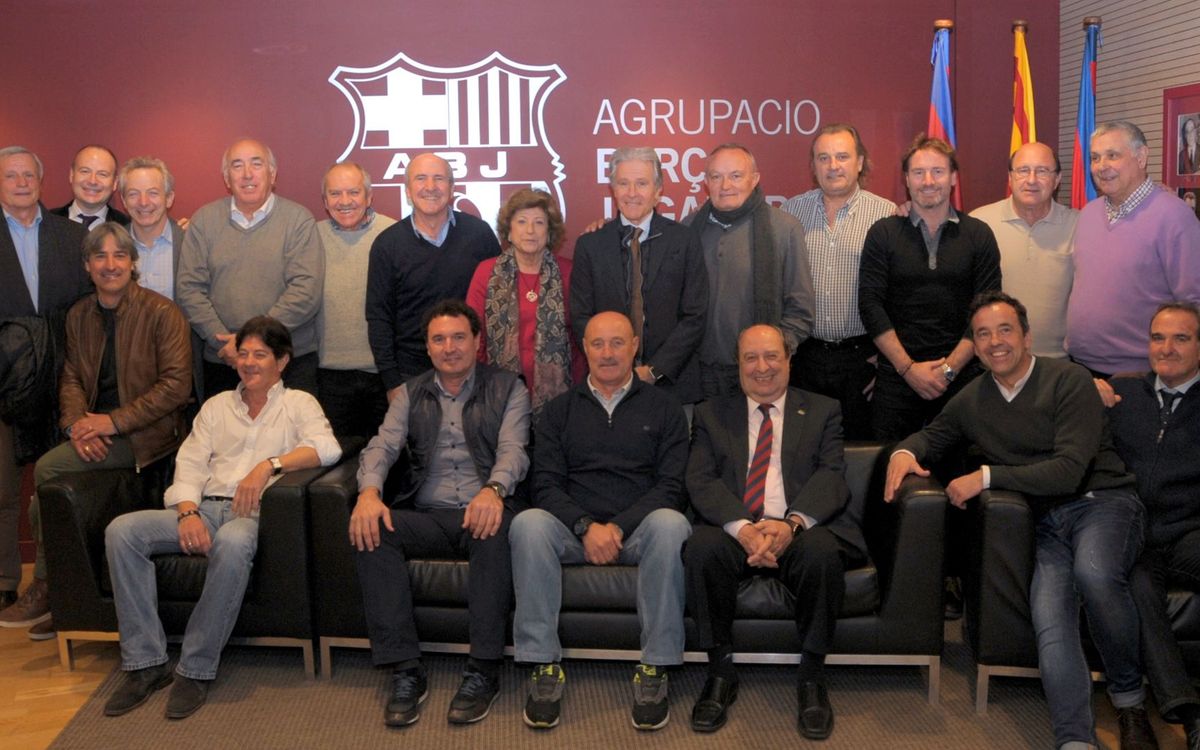 L'ABJ reuneix els exjugadors participants en actes de Penyes Barcelonistes