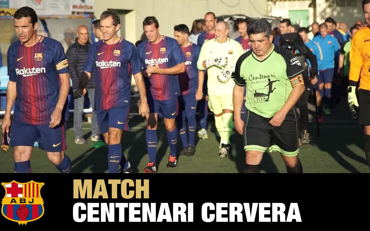El vídeo del centenari del futbol a Cervera