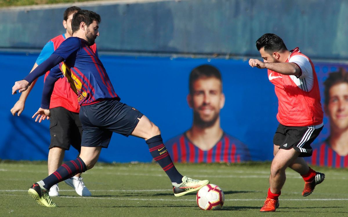 Jugar contra els exjugadors del Barça: una gran experiència