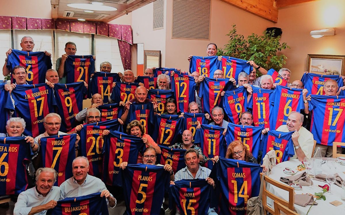 Exjugadors del Barça de categories inferiors es troben a la Val d'Aran